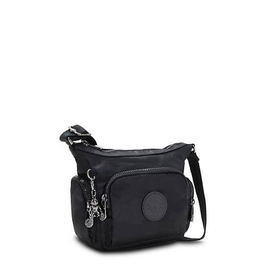 Kipling Gabbie Mini Crossbody Táska Fekete Camo | HU 1122ZU